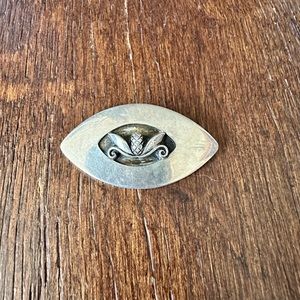 Vintage Georg Jensen Sterling Silver Pineapple Acorn Pin Brooch